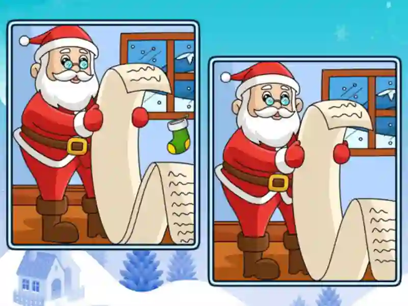 Spel Christmas Spot the Difference på nätet