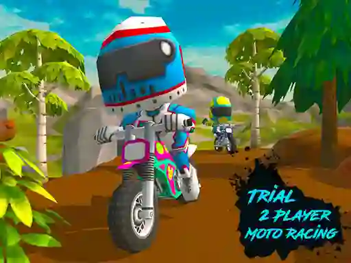 Spel Trial 2 Player Moto Racing på nätet
