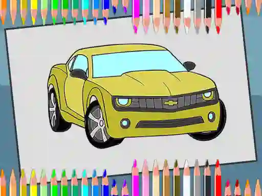 Spel American Cars Coloring Book på nätet