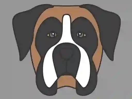 Spel Doggy Face Coloring på nätet