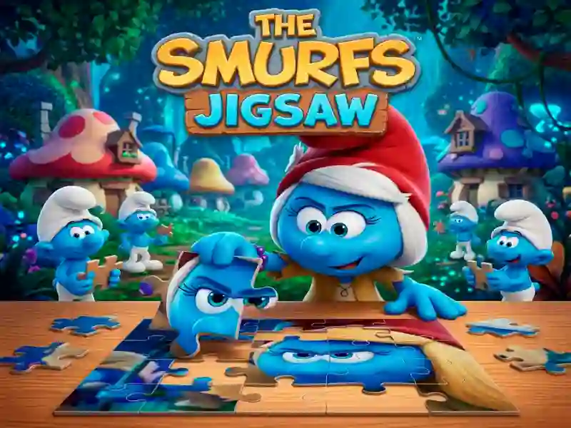 Spel The Smurfs Jigsaw på nätet