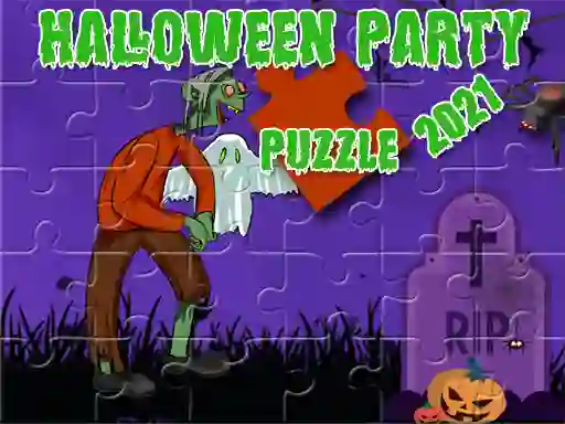 Spel Halloween Party 2021 Puzzle på nätet