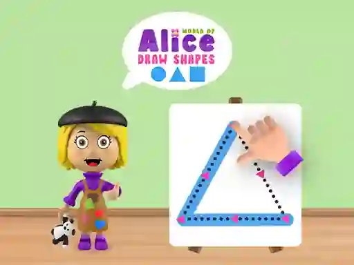 Spel World of Alice Draw Shapes på nätet