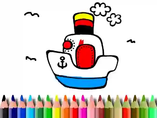 Spel Back to School: Boat Coloring på nätet