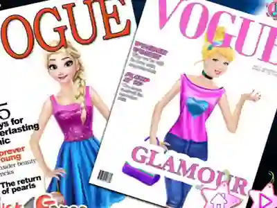 Spel Princesses On Vogue Cover på nätet