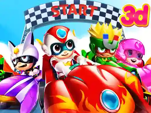 Spel Cartoon Racing 3D på nätet