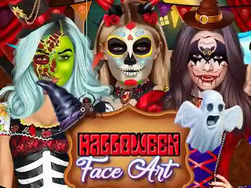 Spel Kylie Jenner Halloween Face Art på nätet