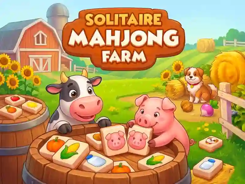 Spel Solitaire Mahjong Farm på nätet