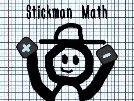 Spel Stickman Math på nätet