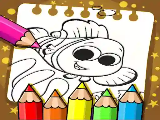 Spel Finding Nemo Color Book på nätet
