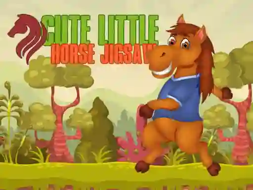 Spel Cute Little Horse Jigsaw på nätet