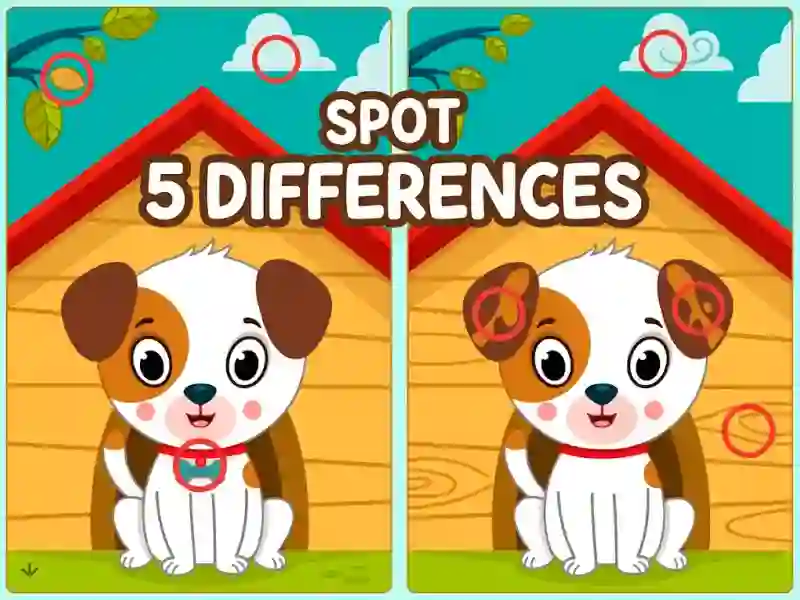 Spel Spot 5 Differences på nätet