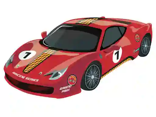 Spel Sport Cars Coloring på nätet