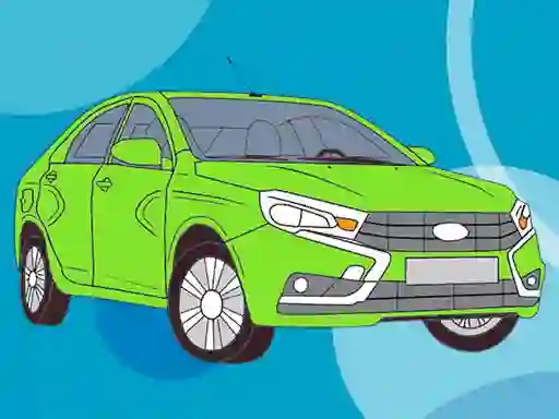 Spel Russian Cars Coloring Book på nätet