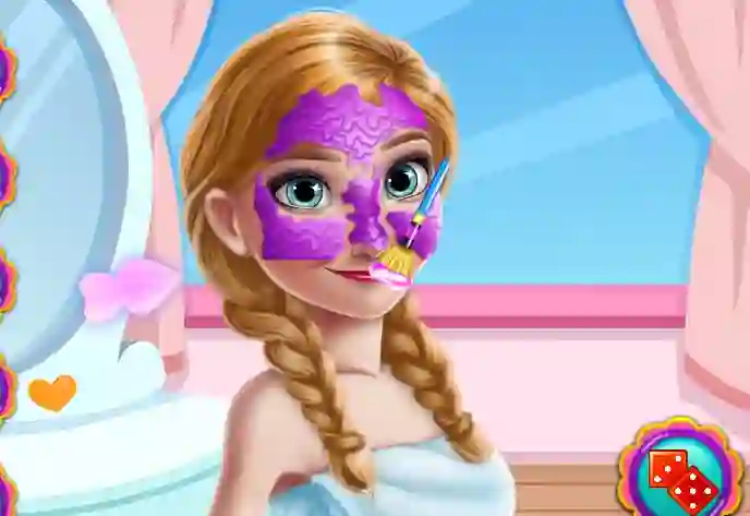 Spel Ice Princess Fruity Skin Care på nätet