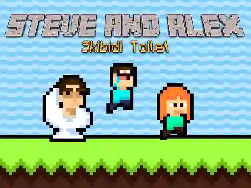 Spel Steve and Alex Skibidi Toilet på nätet