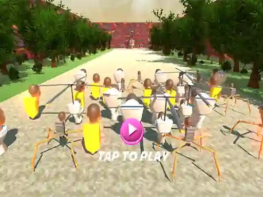 Spel SQUID TOILET 3D på nätet