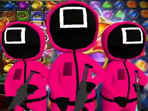 Spel Squid Game Gold match-3 på nätet