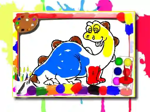 Spel Dinosaur Coloring Book på nätet