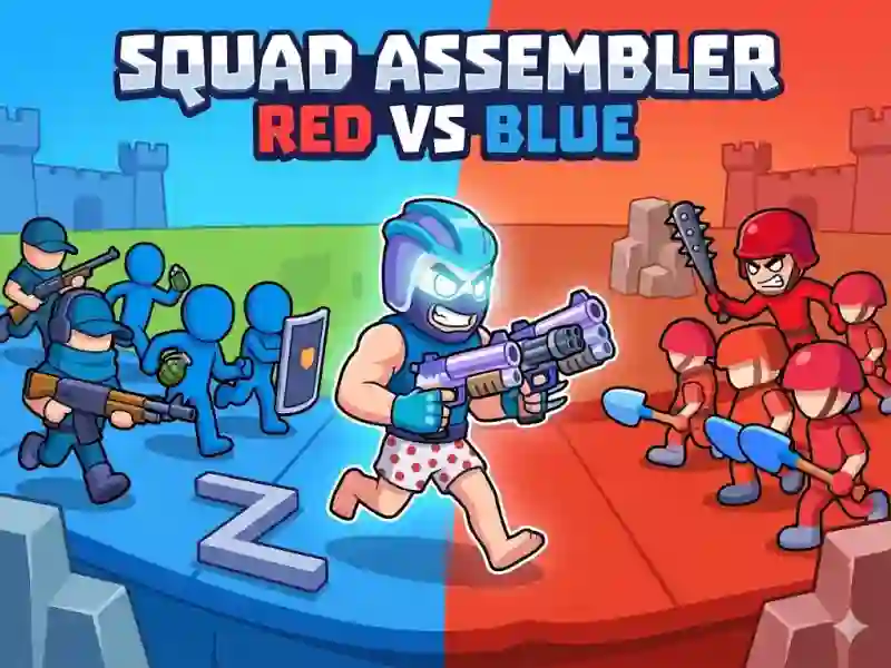 Spel Squad Assembler Red Vs Blue på nätet