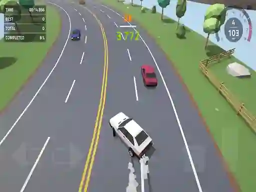 Spel Polygon Drift: Endless Traffic Racing på nätet
