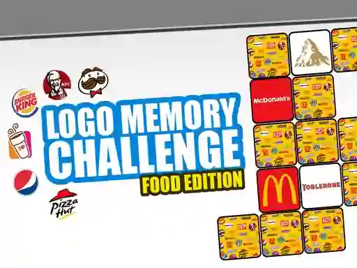 Spel Logo Memory Food Edition på nätet