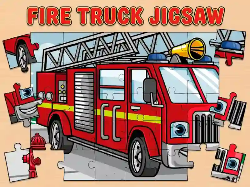 Spel Fire Truck Jigsaw på nätet