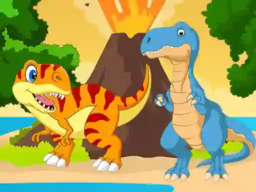 Spel Dino Jigsaw på nätet