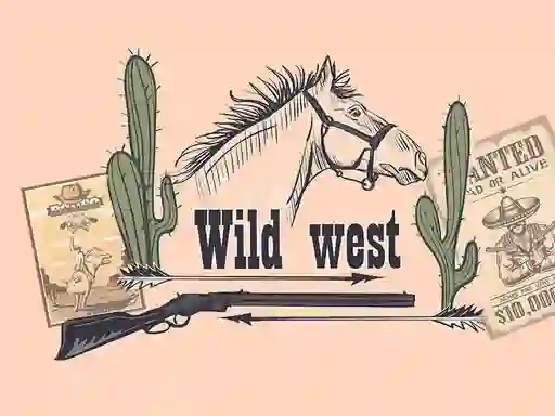 Spel Wild Wild West Memory på nätet