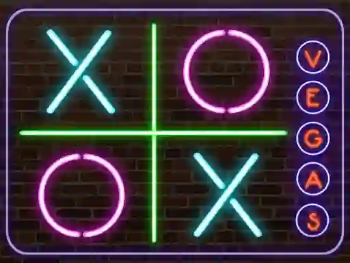 Spel Tic-Tac-Toe: Vegas på nätet