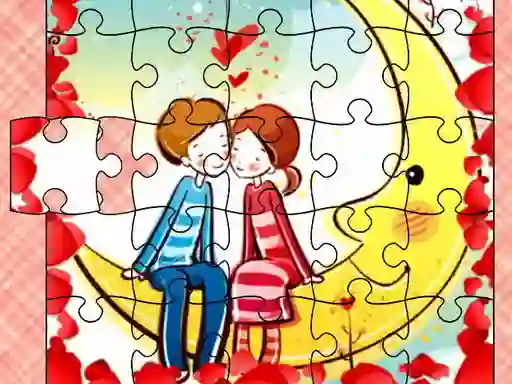 Spel Loving Couple Jigsaw på nätet
