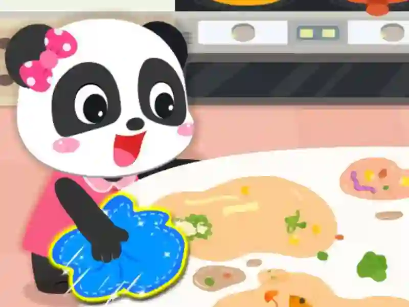 Spel Baby Panda Cleanup på nätet