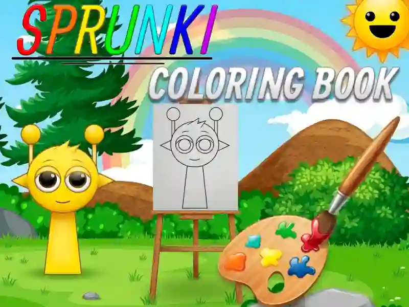 Spel Sprunki Coloring Book på nätet