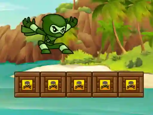 Spel Green Ninja Run på nätet