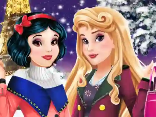 Spel Aurora and Snow White Winter Fashion på nätet