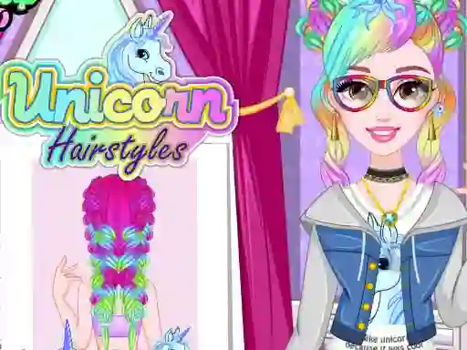 Spel Unicorn Hairstyles på nätet