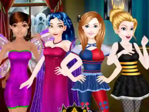 Spel Royal Halloween Party Dress Up på nätet