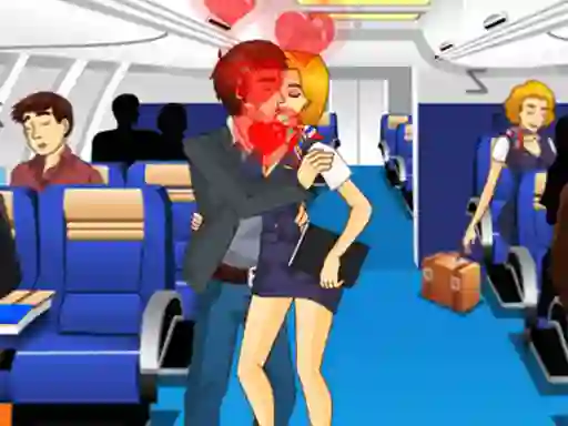 Spel Air Hostess Kissing på nätet