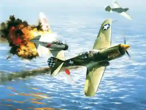 Spel Aviation Art Air Combat Slide på nätet