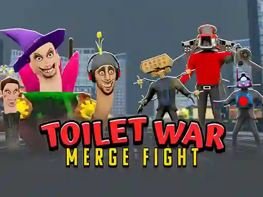 Spel Toilet War: Merge Skibidi på nätet