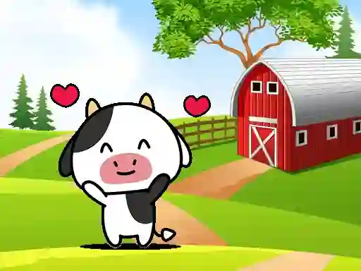 Spel Cartoon Farm Spot The Difference på nätet