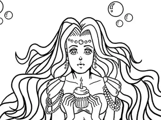 Spel Kawaii Mermaids Coloring Book på nätet