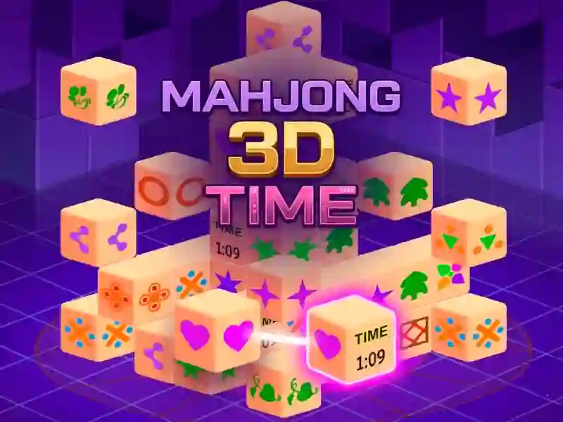 Spel Mahjong 3D Time på nätet