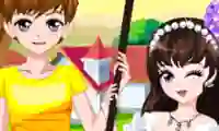 Spel Romantic Spring Couple på nätet