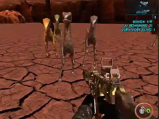 Spel Dinosaurs Survival Active Vulcan på nätet