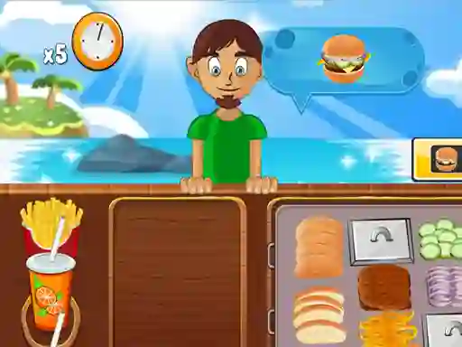 Spel Beach Burger på nätet