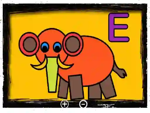 Spel Easy Kids Coloring Letters på nätet