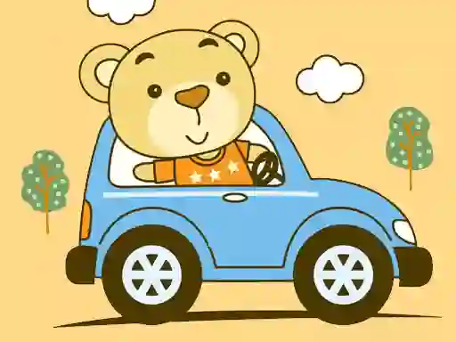 Spel Cute Animal Ride Match 3 på nätet