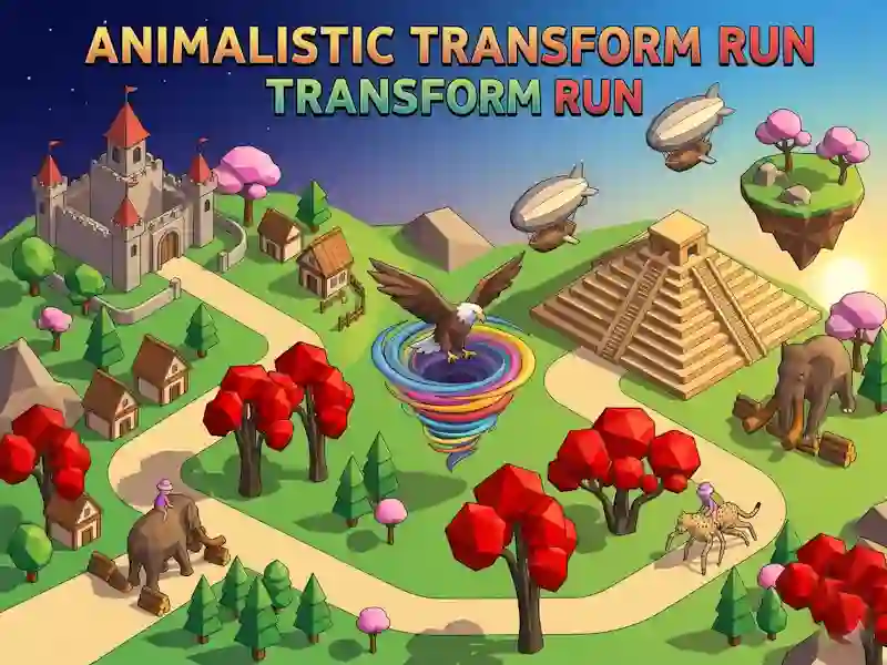 Spel Animalistic Transform Run på nätet