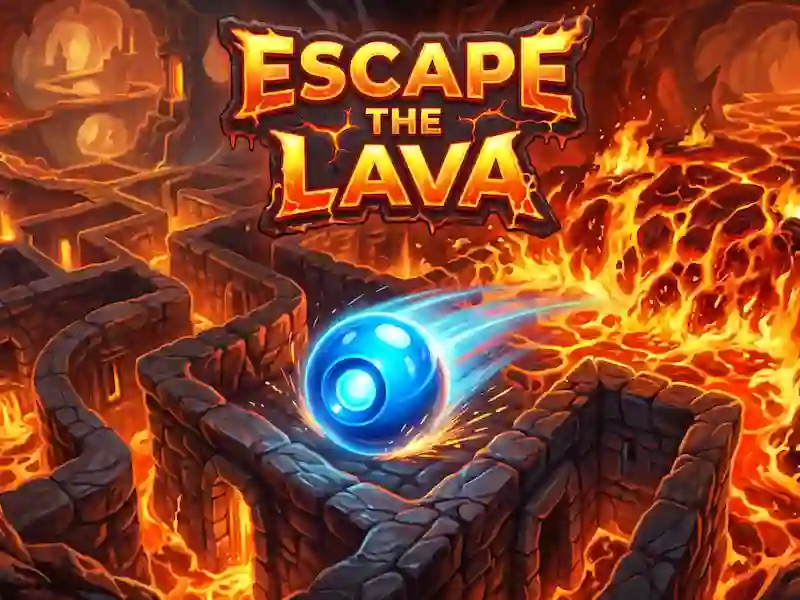 Spel Escape the lava på nätet